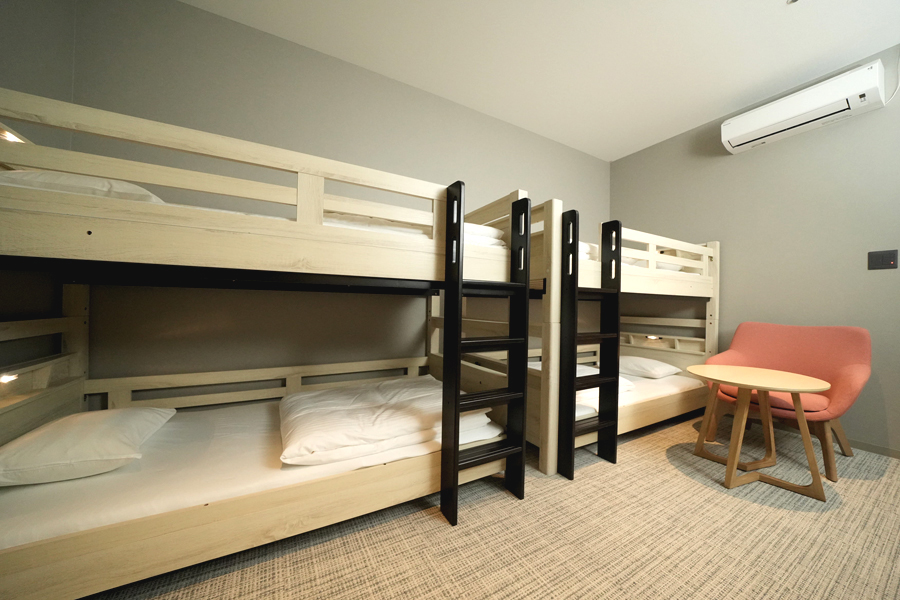 オーシャンビューバンクベッドルーム