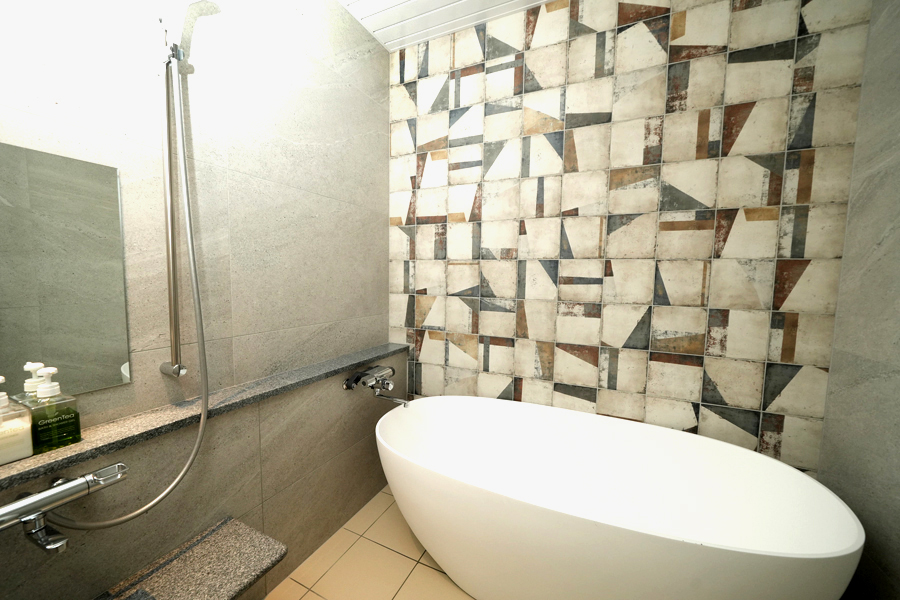 オーシャンビューバンクベッドルーム浴室